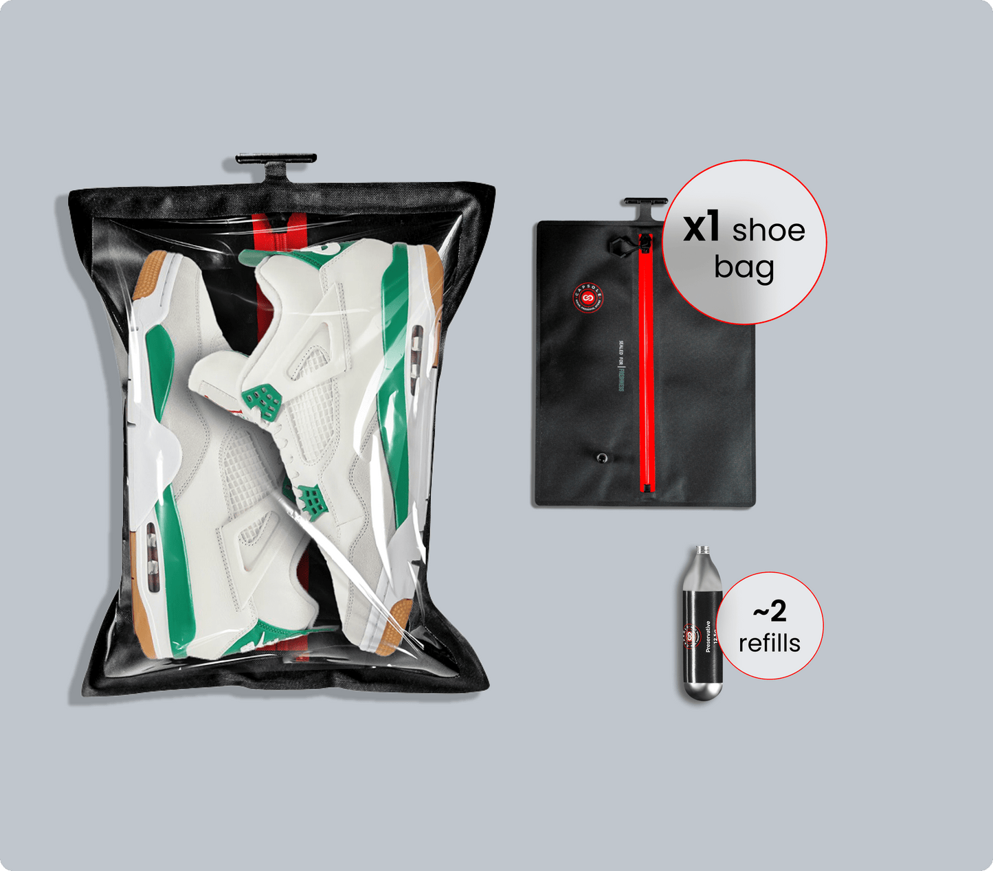 Bonuse Shoe Bag & Cartridge